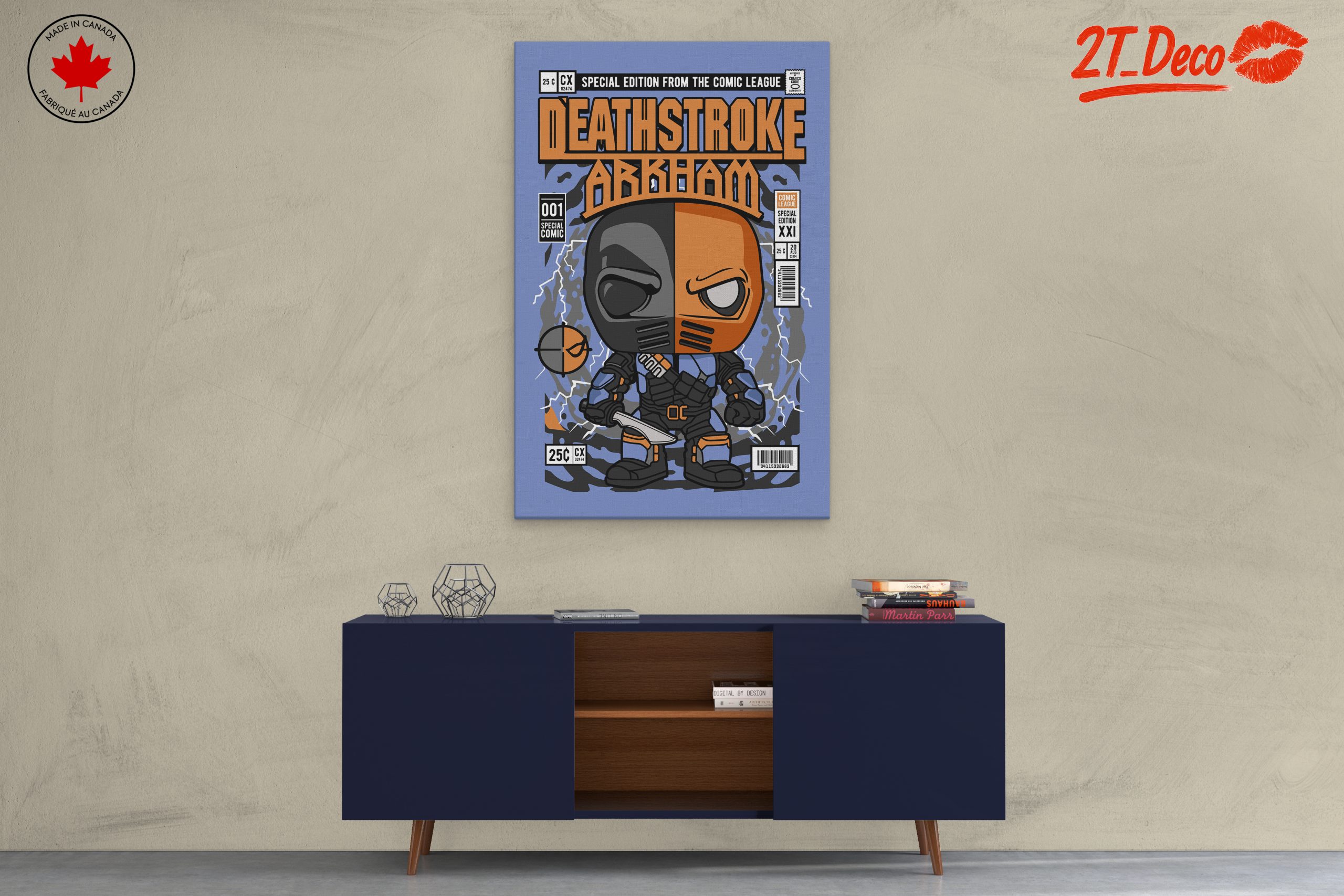 Stylized Deathstroke Character Art - Image 3