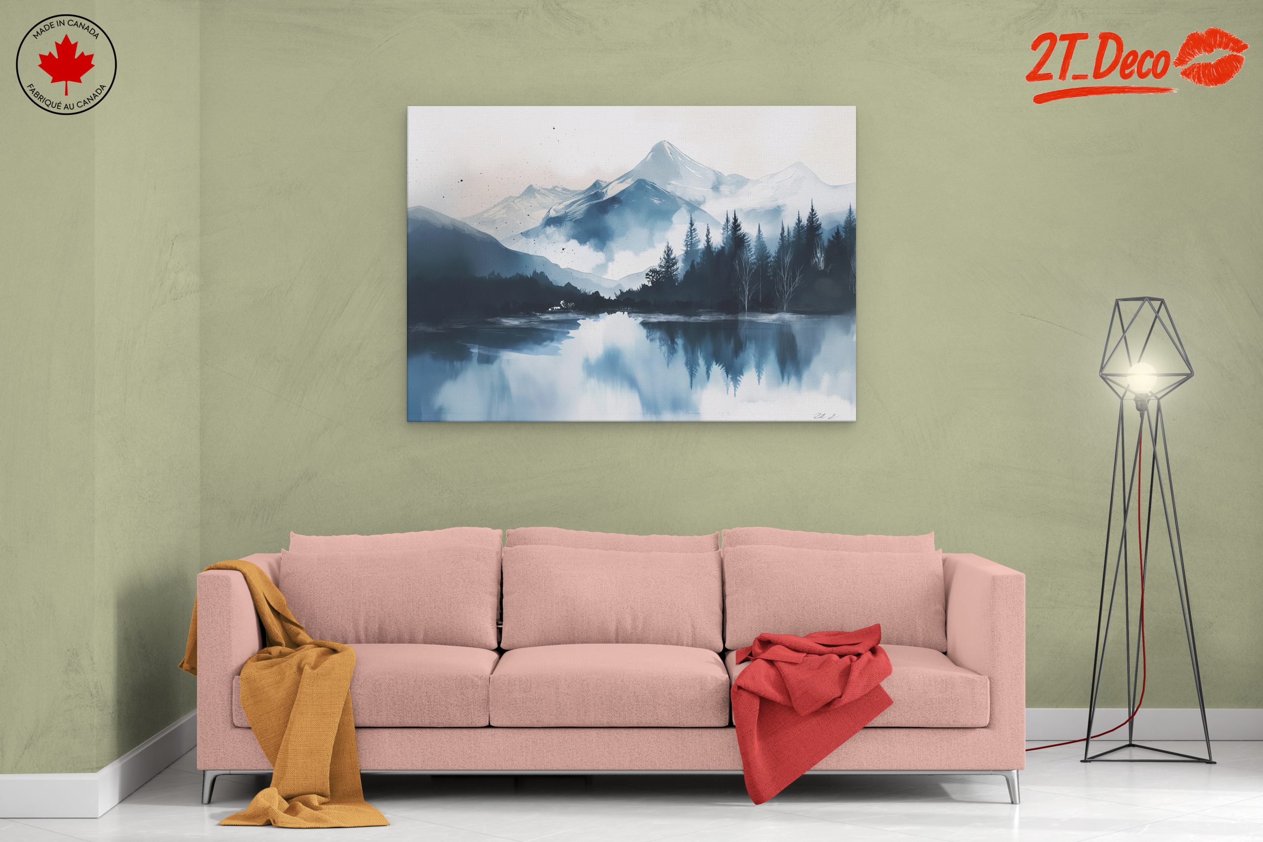Serene Adventure Landscape with Mountains - Image 2