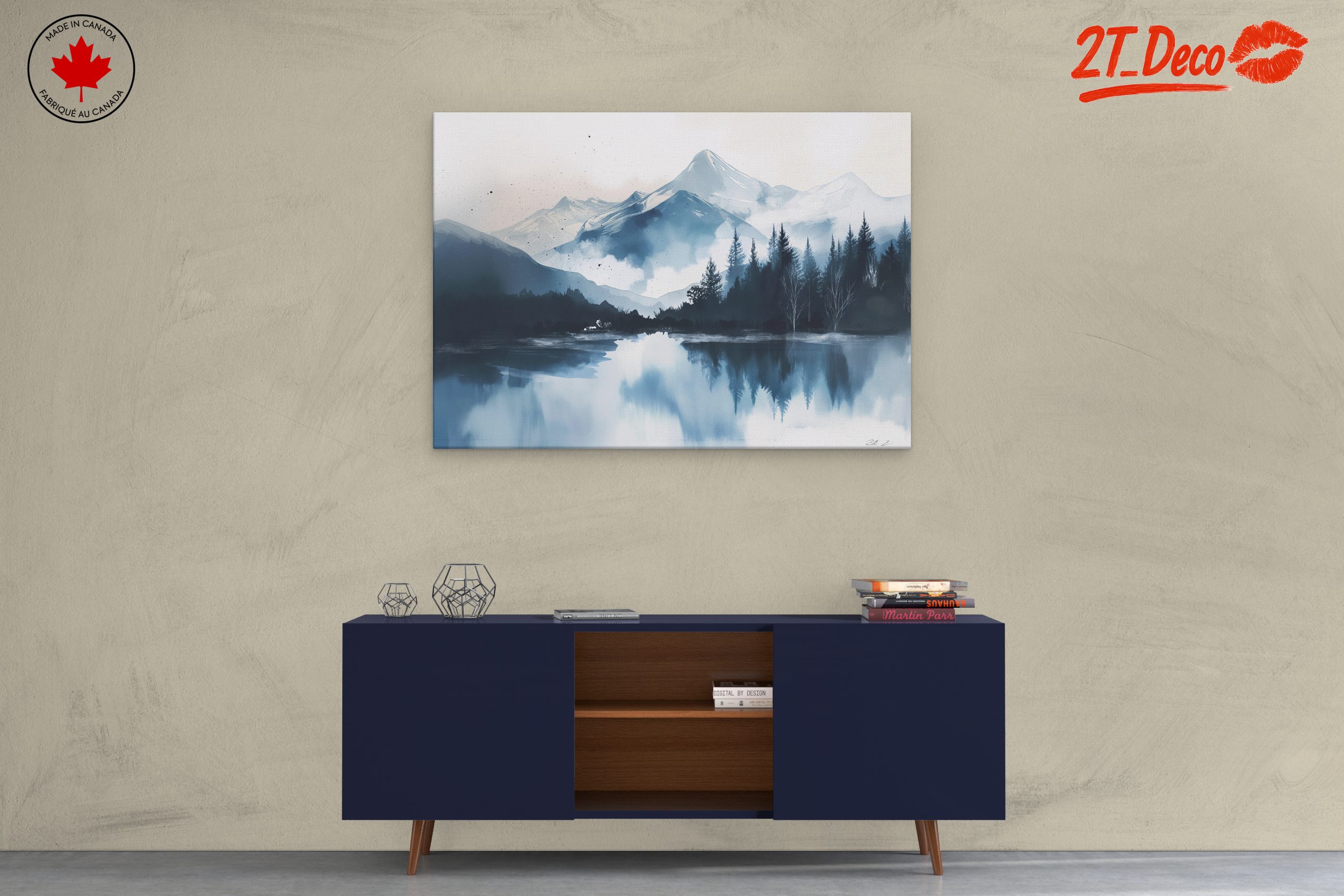 Serene Adventure Landscape with Mountains - Image 3