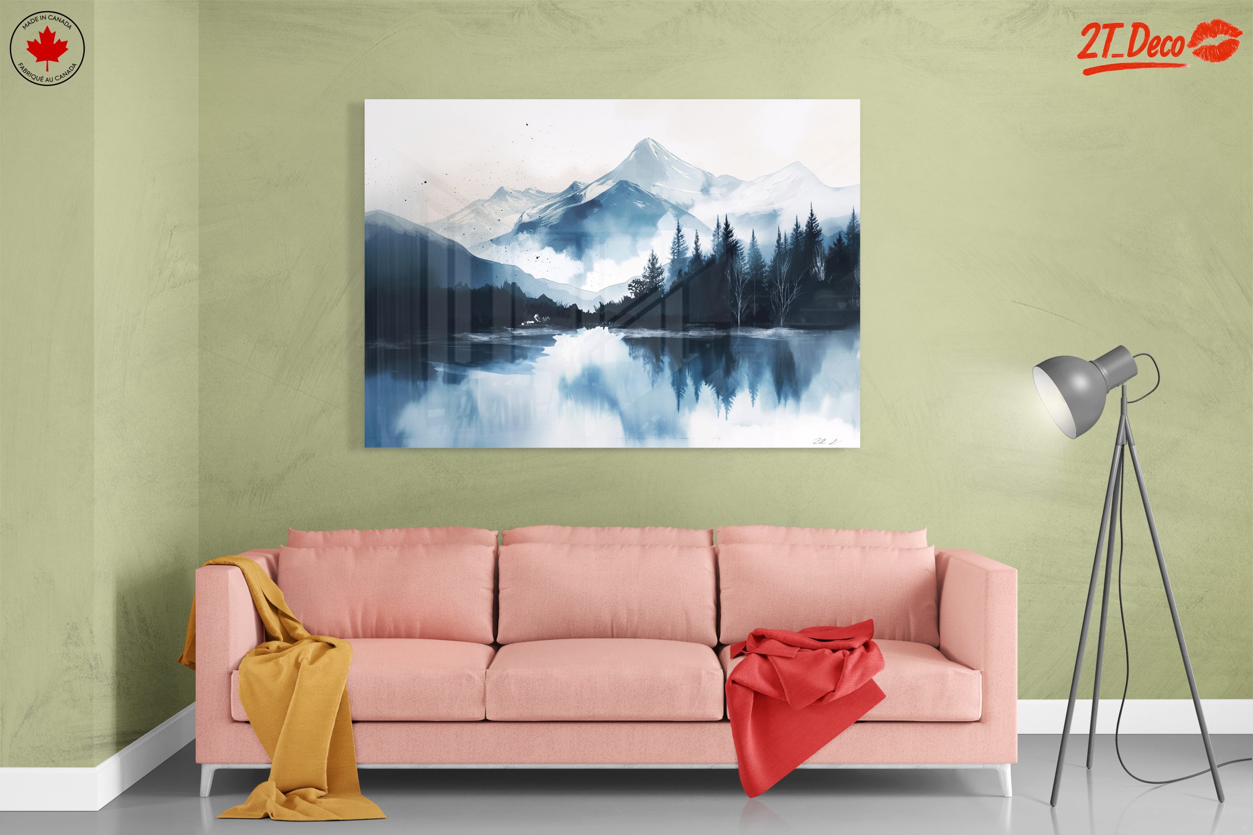 Serene Adventure Landscape with Mountains - Image 7