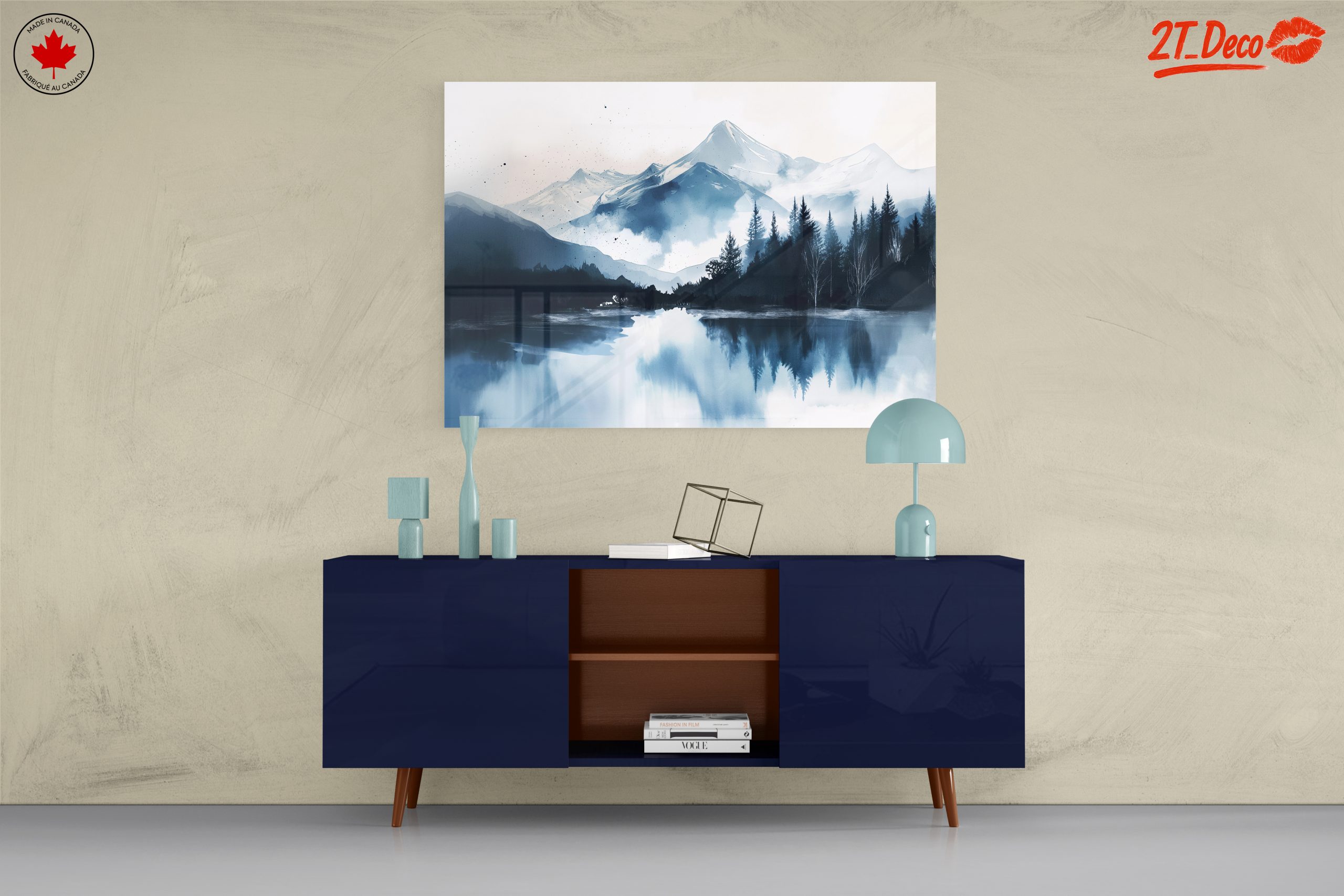 Serene Adventure Landscape with Mountains - Image 8