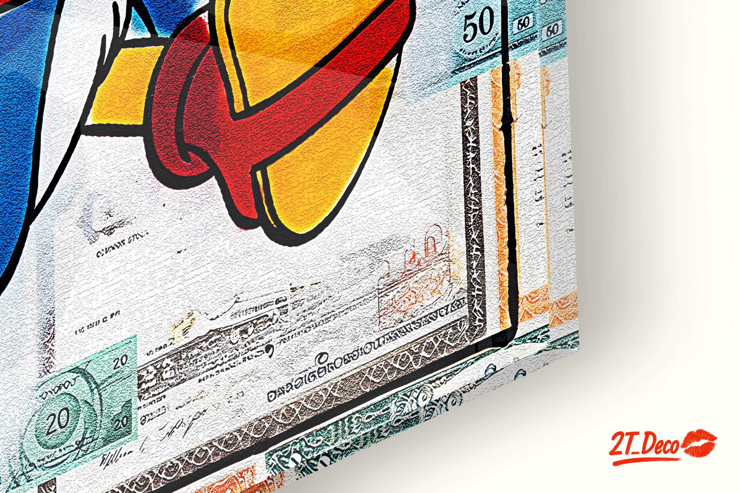Cartoon Character Artwork Featuring Duck in Las Vegas - Image 9