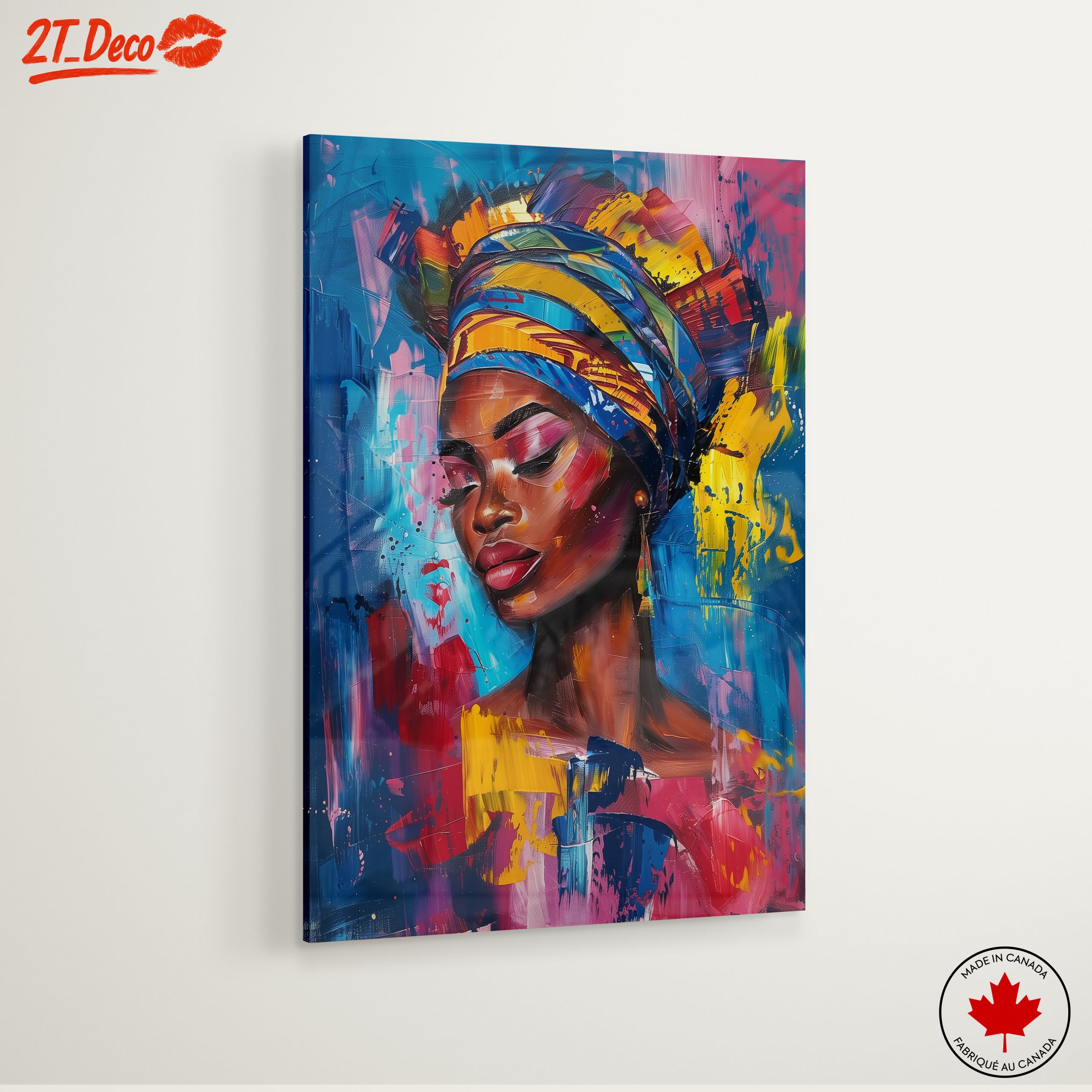 Vibrant Afrocentric Woman Portrait - Image 6