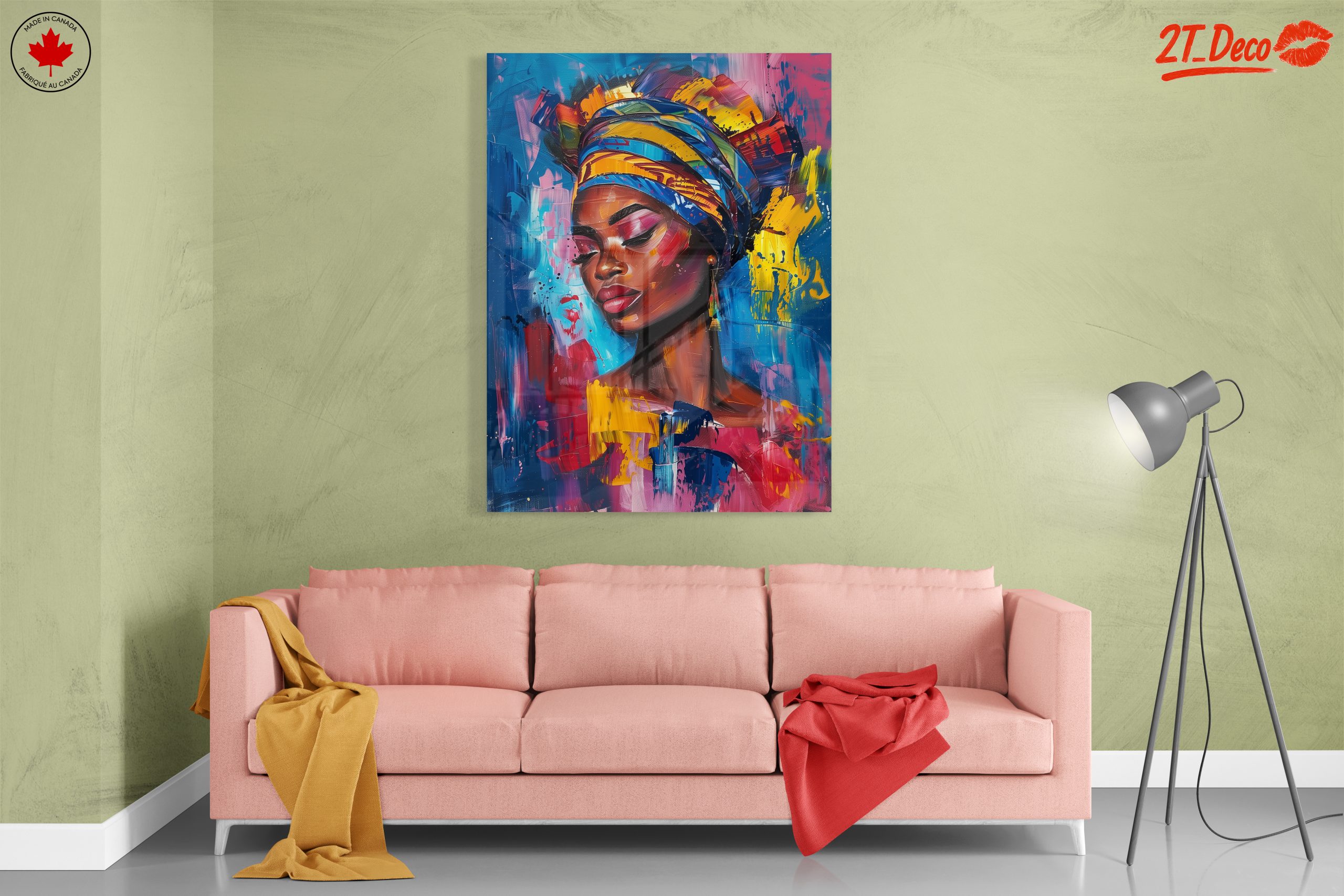 Vibrant Afrocentric Woman Portrait - Image 7