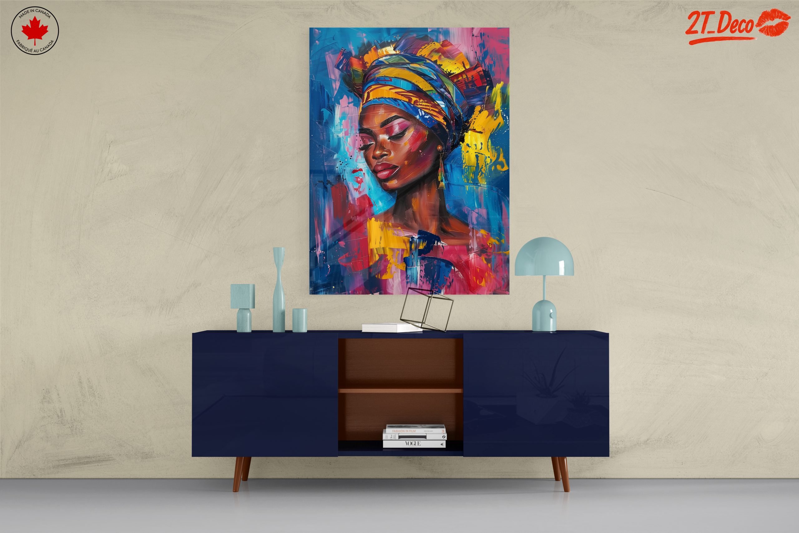 Vibrant Afrocentric Woman Portrait - Image 8