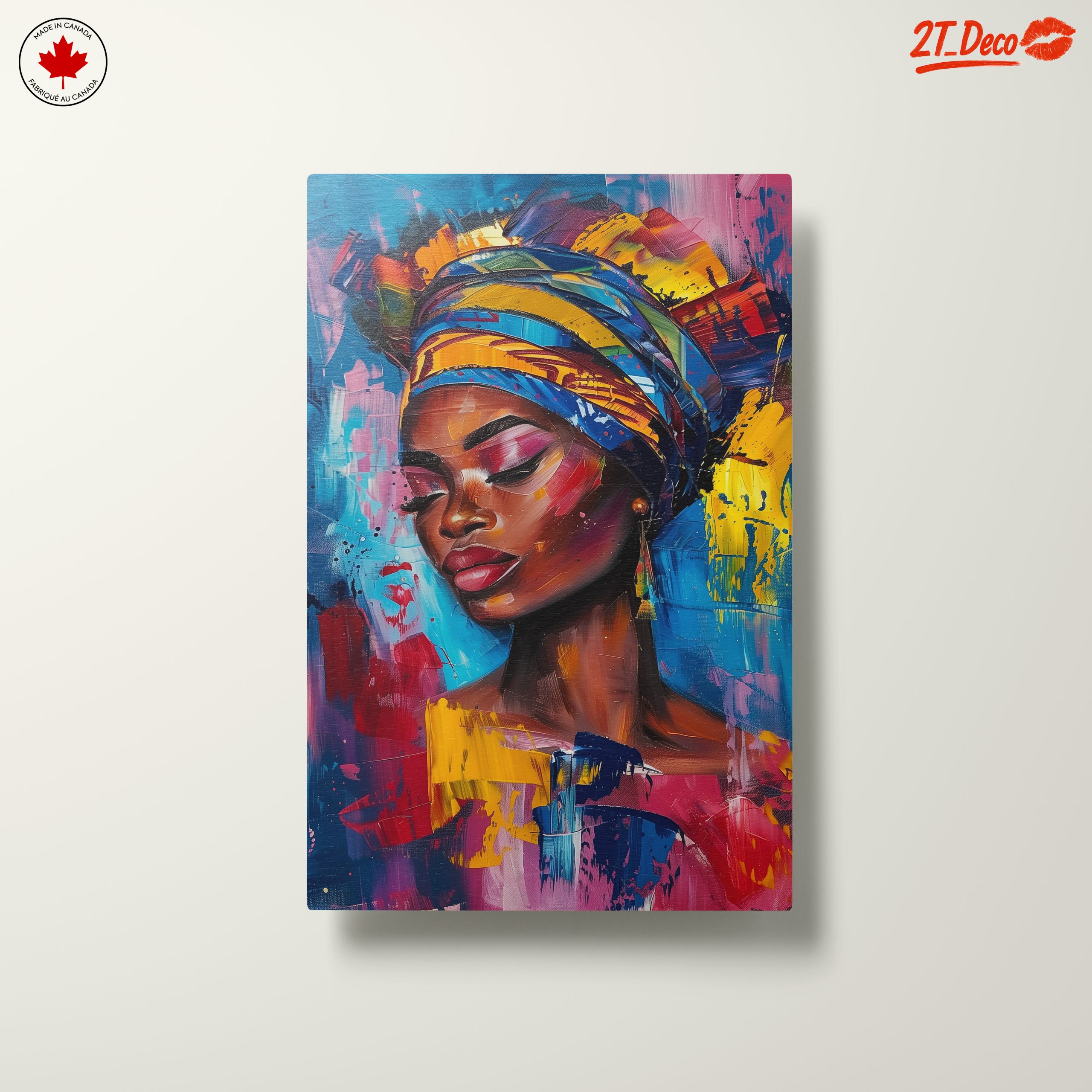 Vibrant Afrocentric Woman Portrait - Image 10