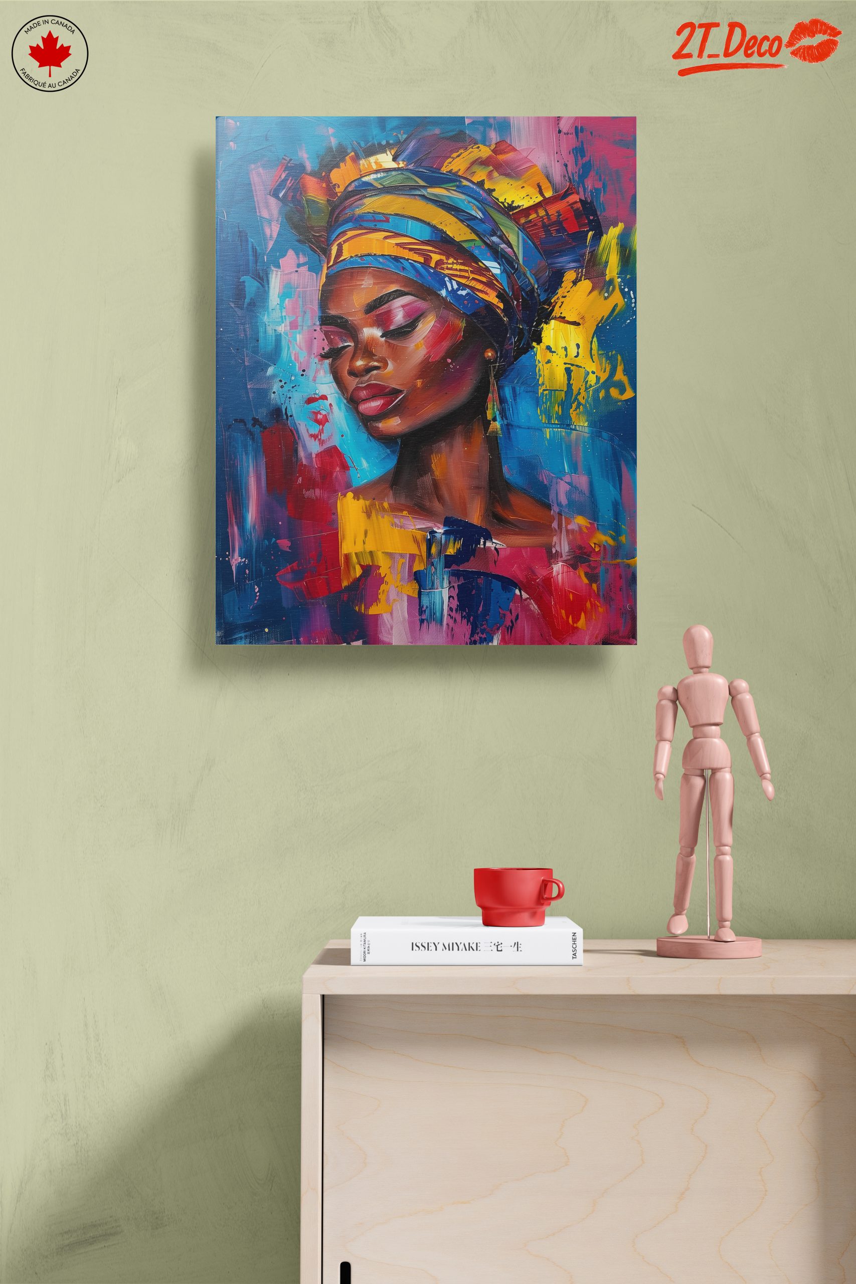 Vibrant Afrocentric Woman Portrait - Image 14