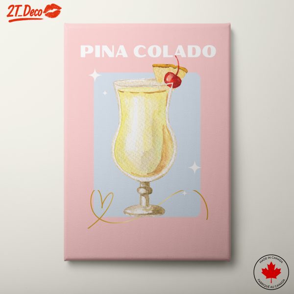 Refreshing Piña Colada Cocktail Art