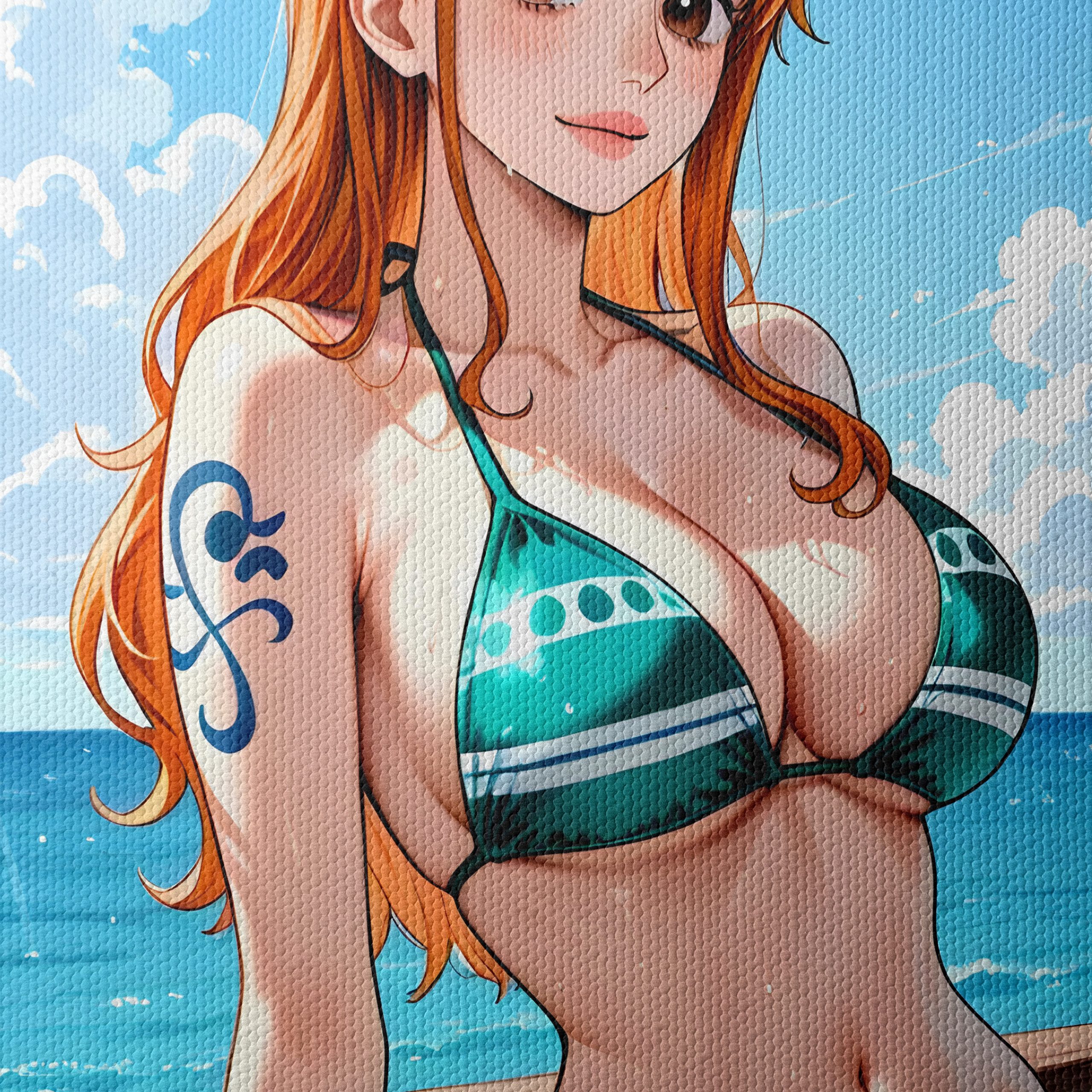 Nami from One Piece Enjoying a Summer Day - Image 4