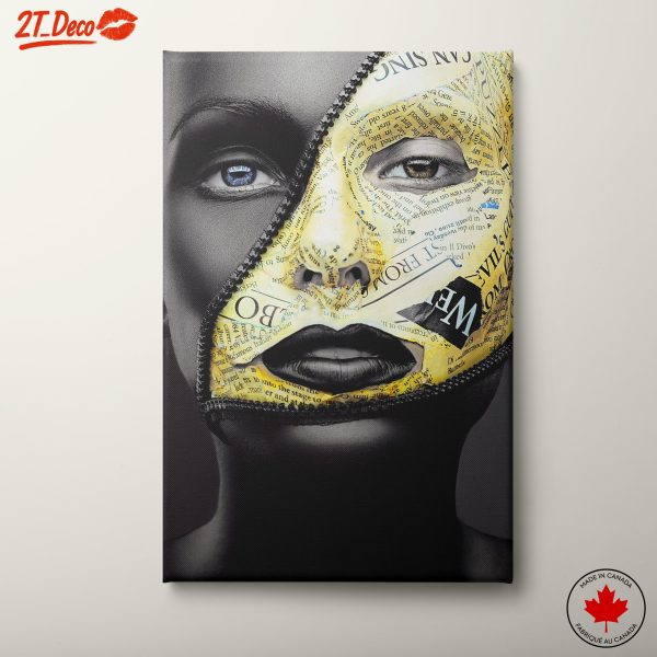 Conceptual Portrait Art with Unique Face Design