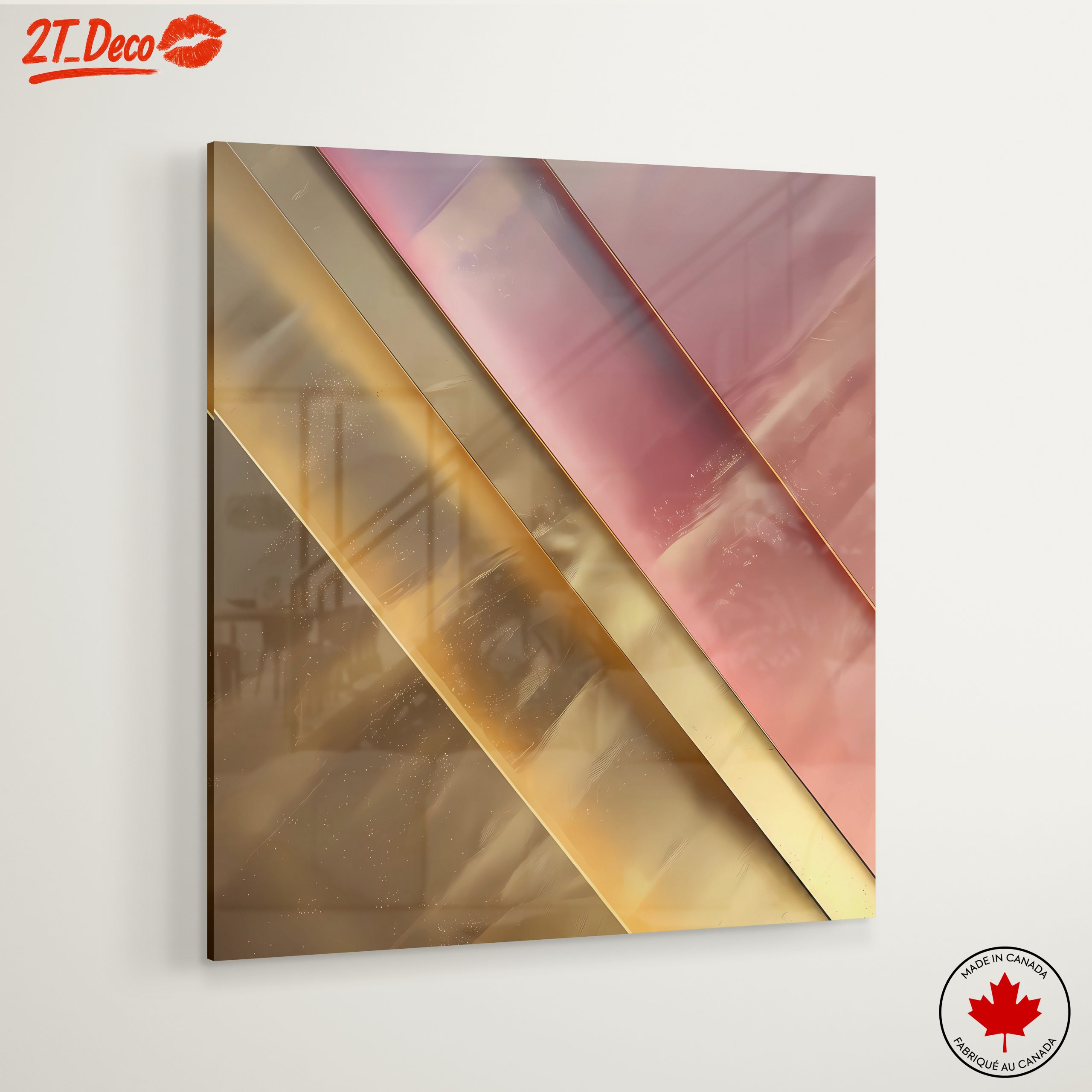 Modern Geometric Lines Abstract Art - Image 6