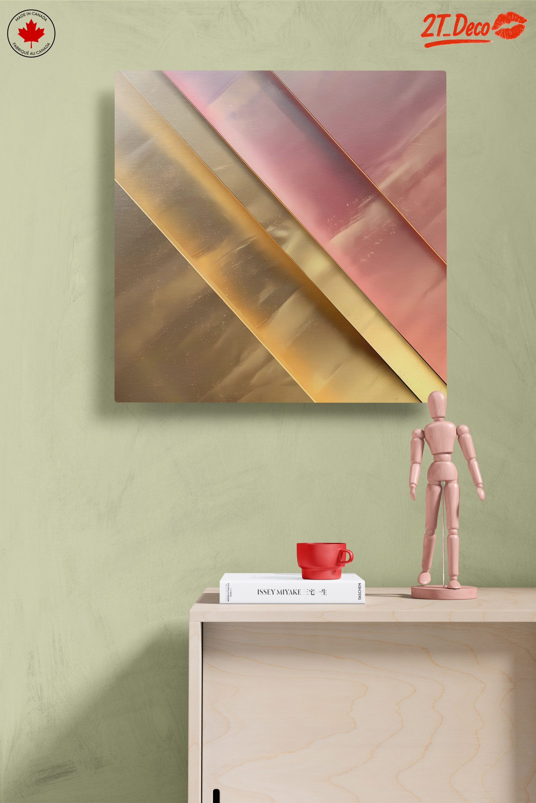 Modern Geometric Lines Abstract Art - Image 14