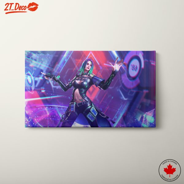 Vibrant Futuristic Character Art