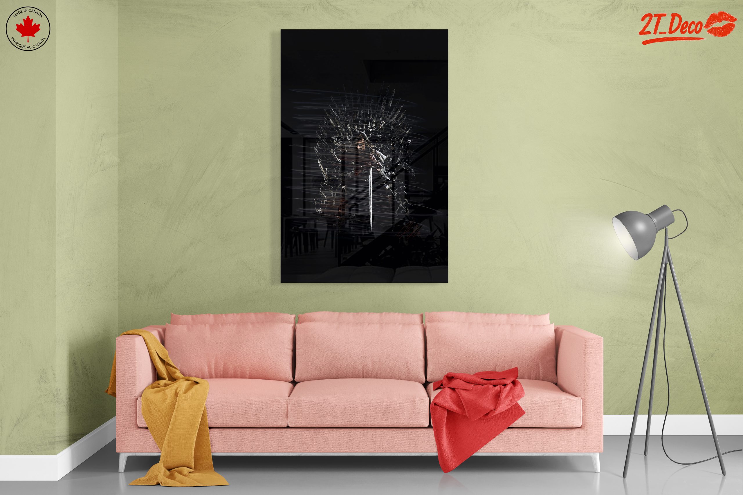 Stylized Character Artwork Featuring Iconic Throne - Image 7