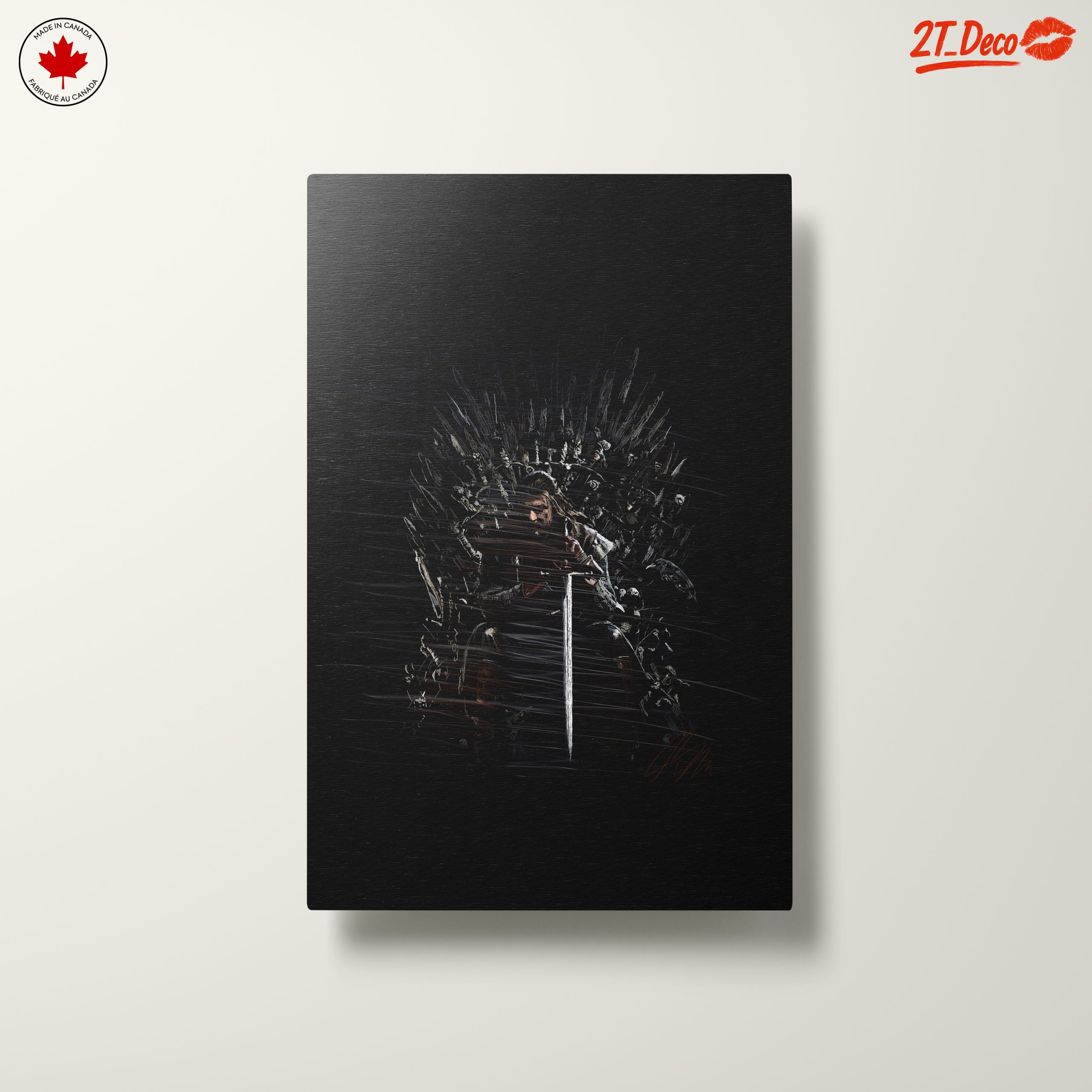 Stylized Character Artwork Featuring Iconic Throne - Image 10