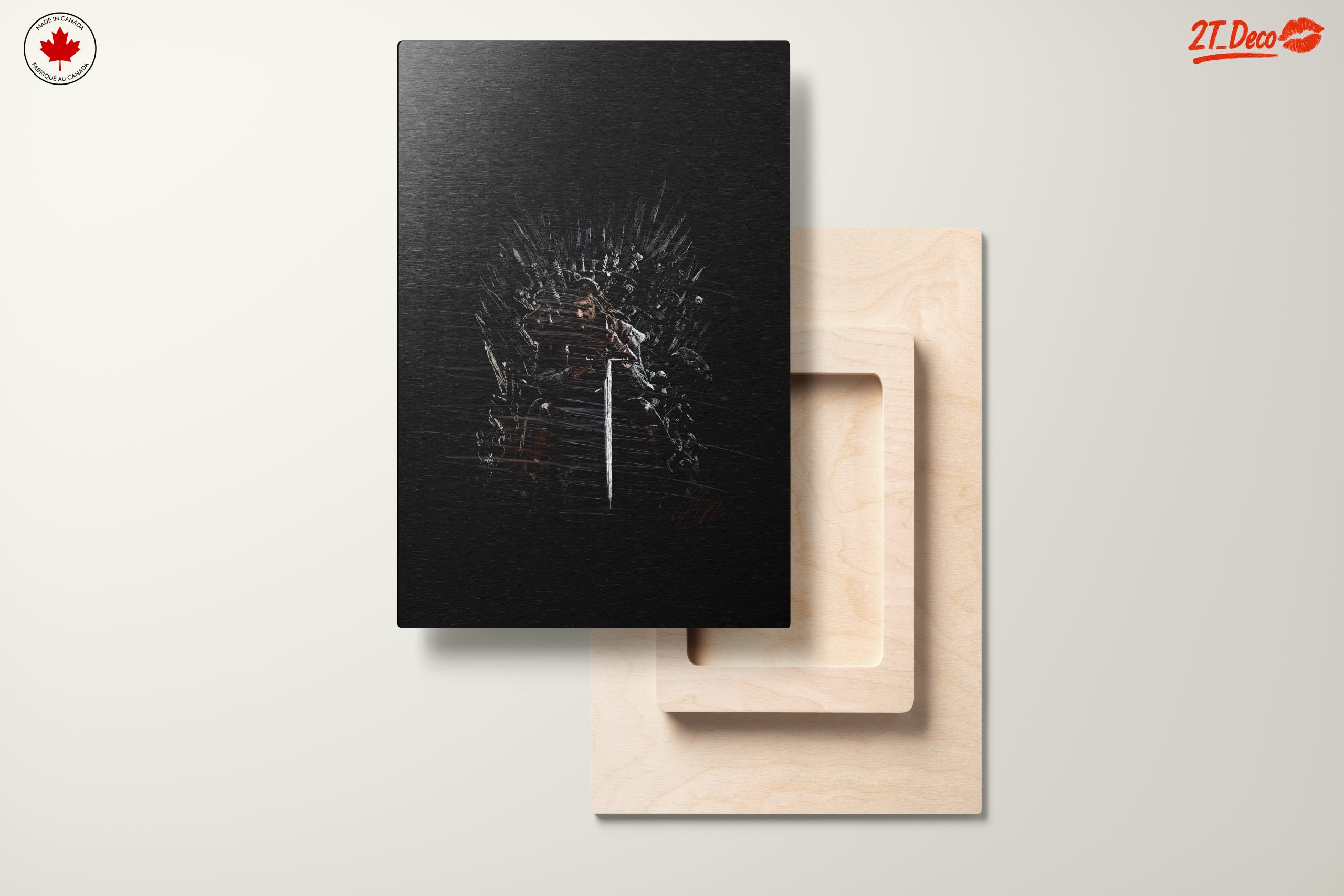 Stylized Character Artwork Featuring Iconic Throne - Image 11