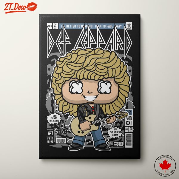 Def Leppard Inspired Funkos Character Art