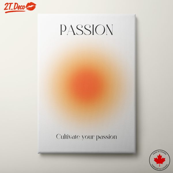 Passion Inspirational Typography Art