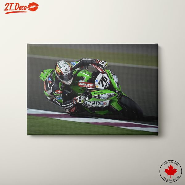 Dynamic Motorcycle Racing Action