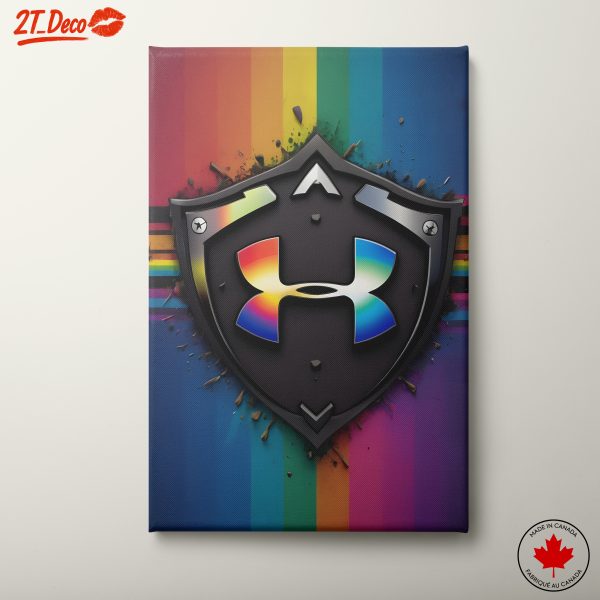 Vibrant Under Armour Logo Art