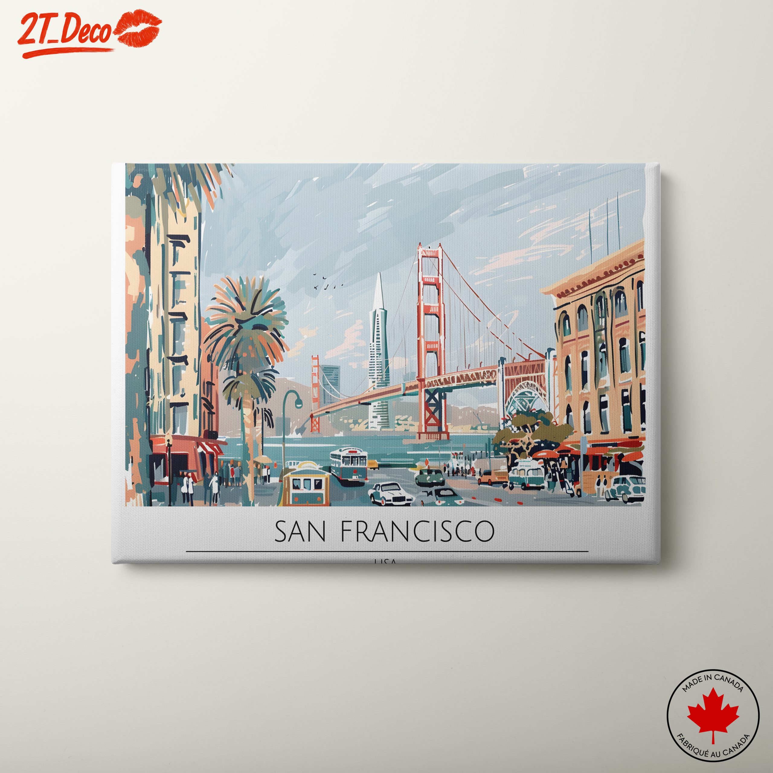 San Francisco Cityscape Art