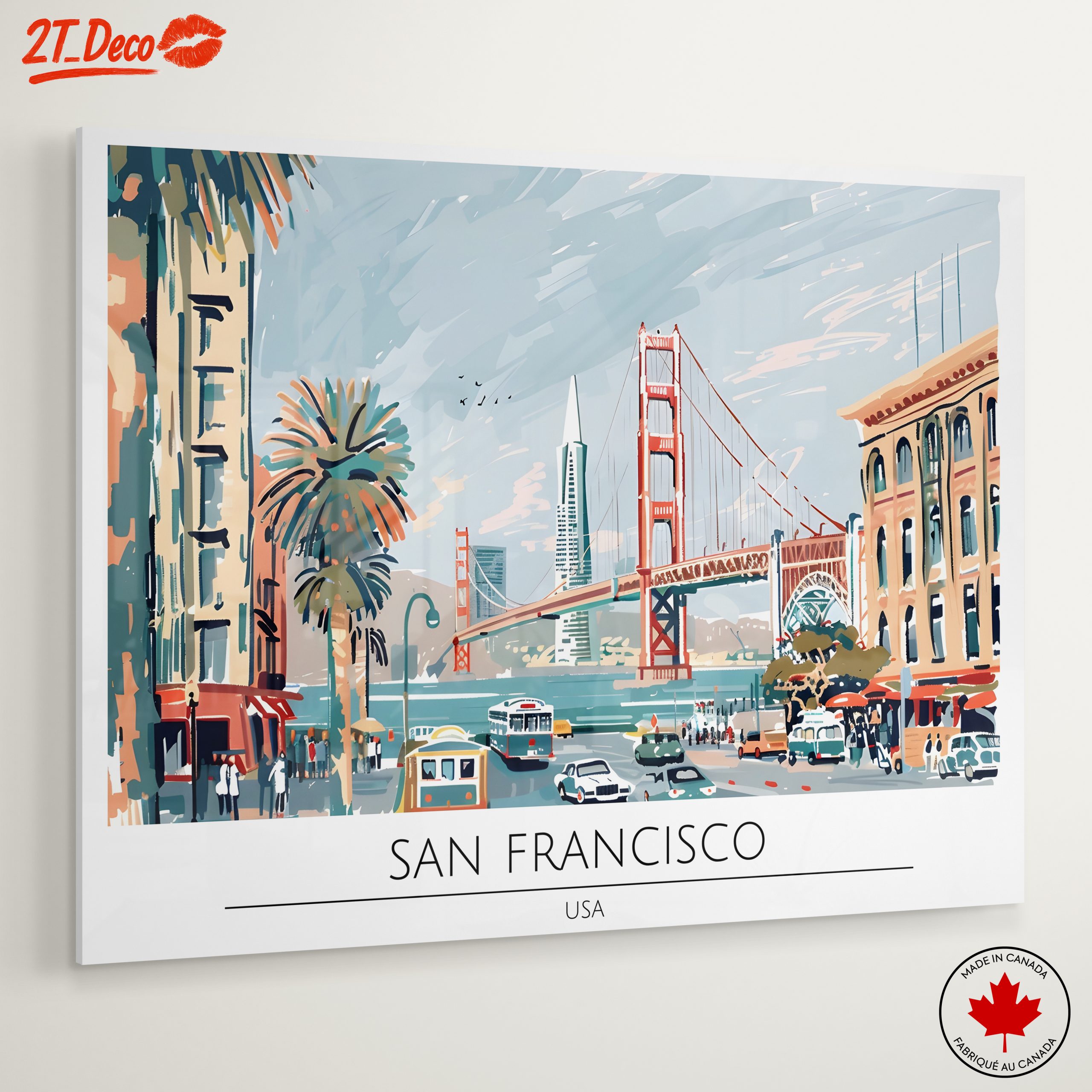 San Francisco Cityscape Art - Image 6