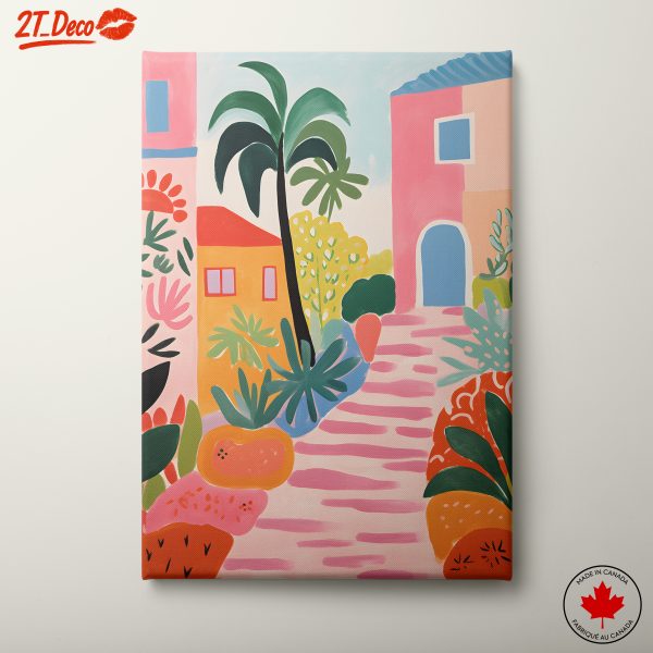Vibrant Botanical Abstract Art for Home