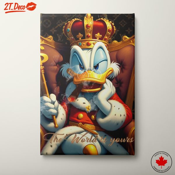 Luxurious Cartoon King Character Art