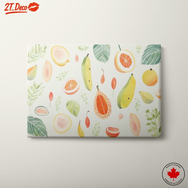 Colorful Abstract Fruit Artwork