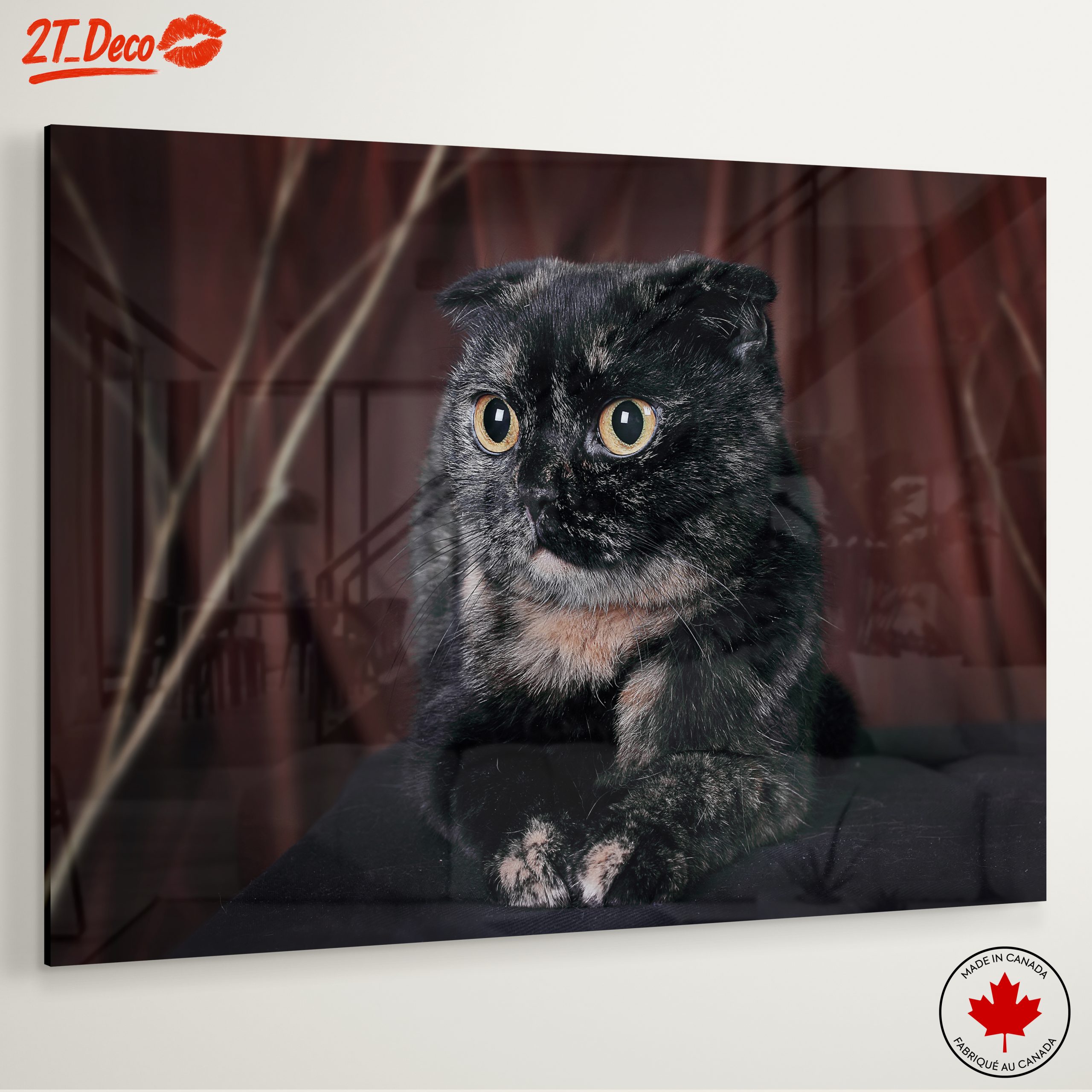 Beautiful Cat Portrait Wall Art - Image 6