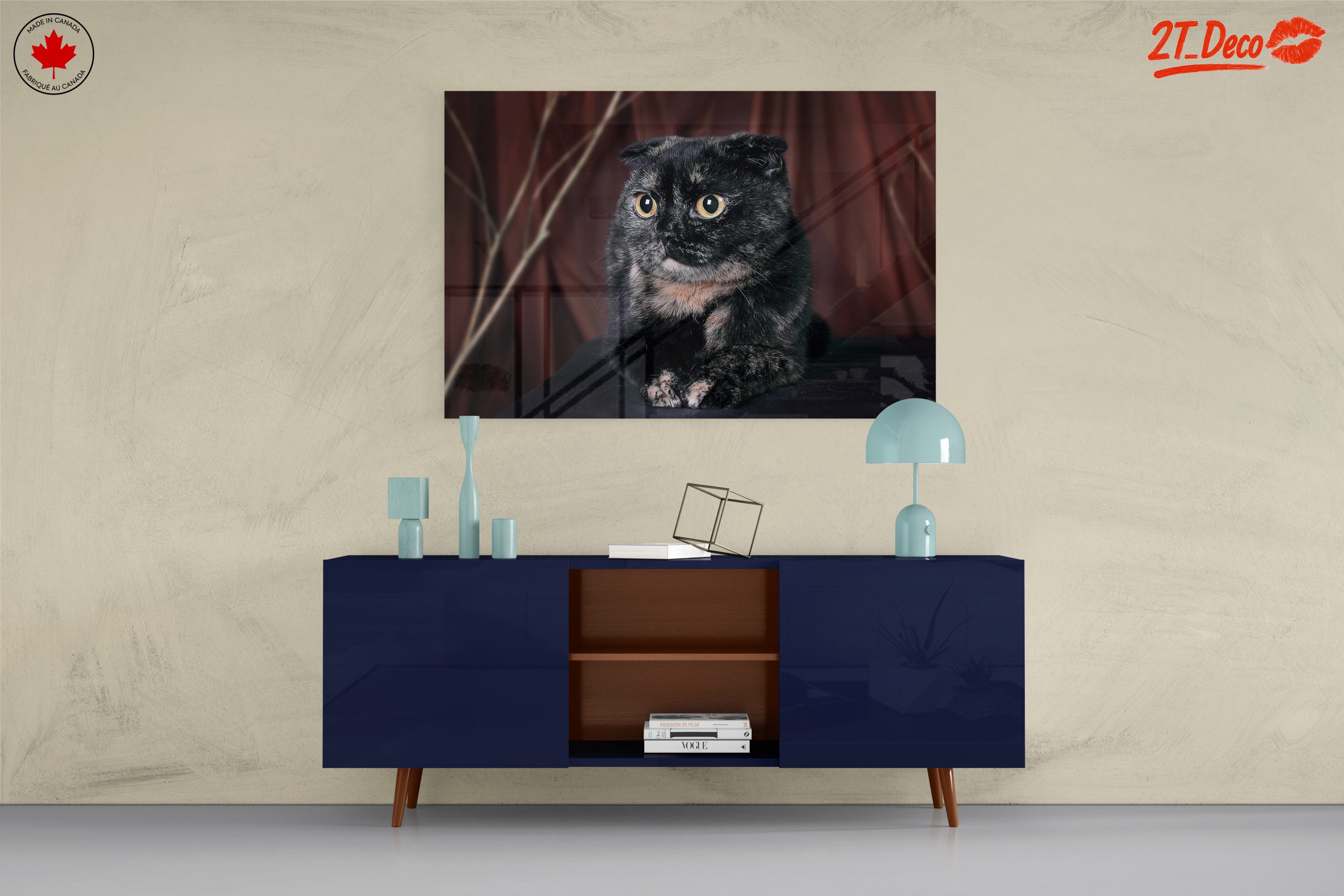 Beautiful Cat Portrait Wall Art - Image 8