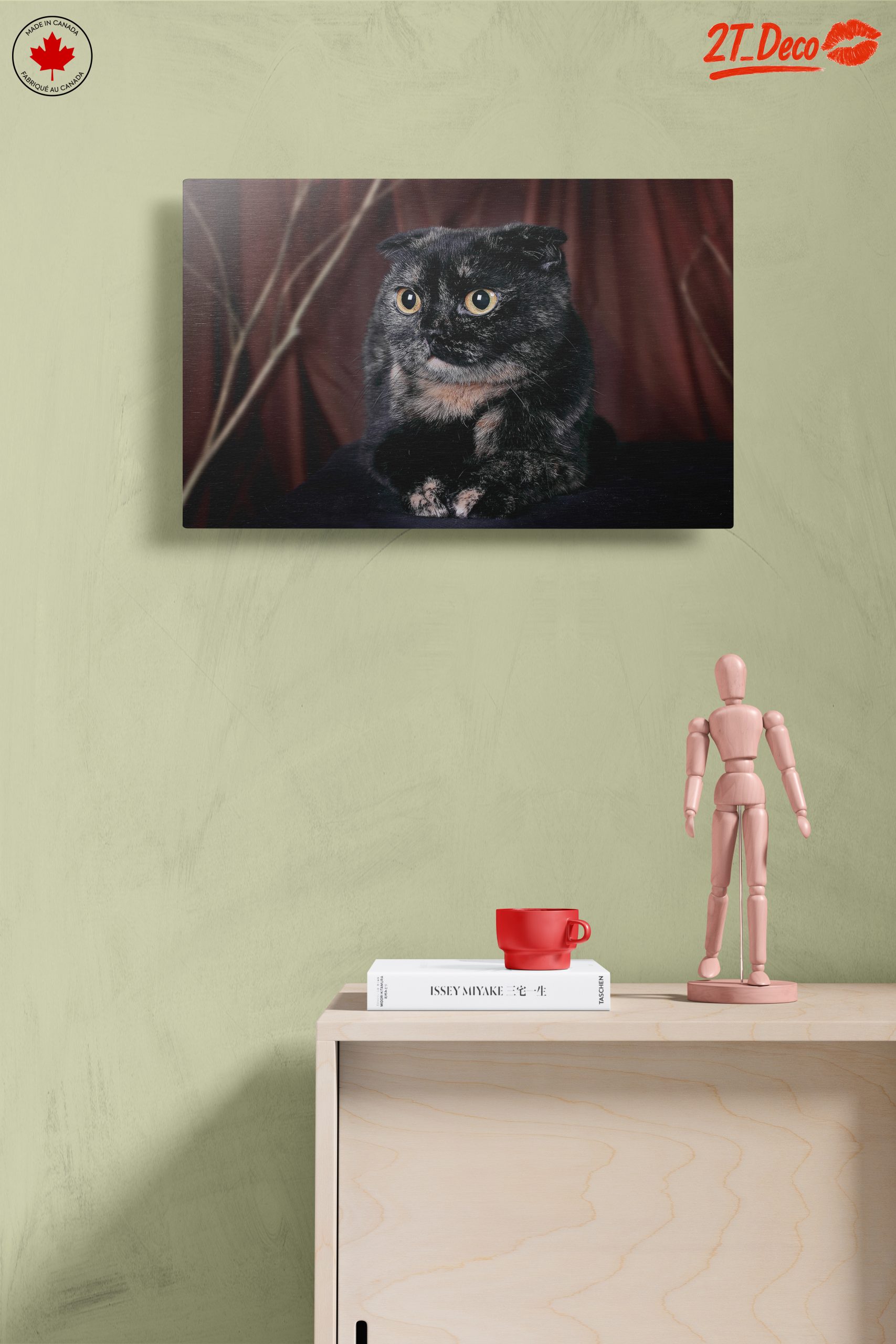 Beautiful Cat Portrait Wall Art - Image 14