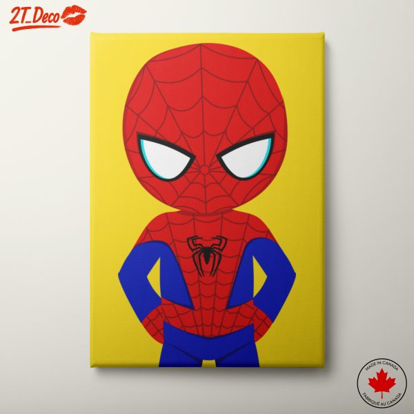 Stylized Superman Character Art with Vibrant Colors