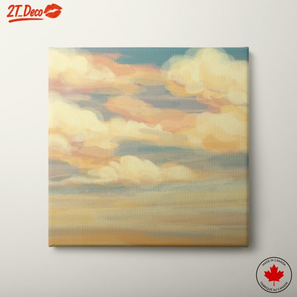 Soft Colorful Abstract Cloud Artwork