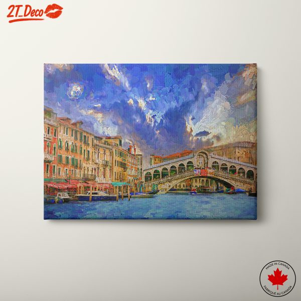 Venetian Cityscape Under Dramatic Sky
