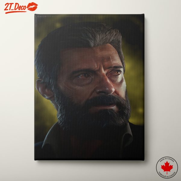 Stylized Wolverine Portrait in Anime Style