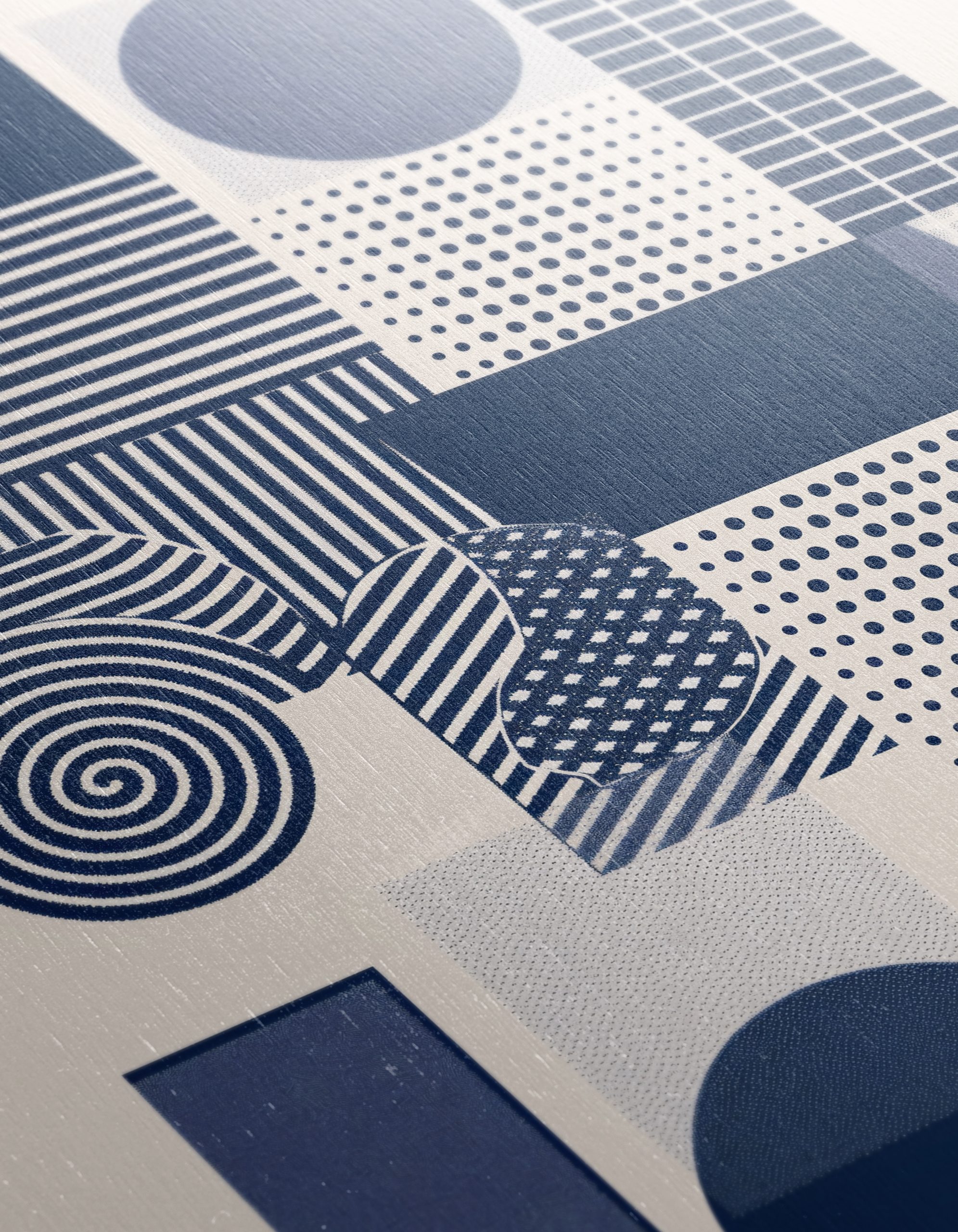 Geometric Abstract Shapes in Blue - Image 12
