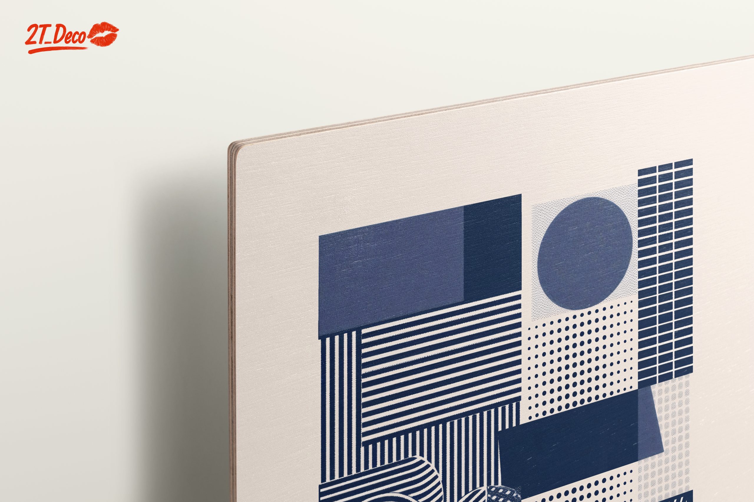 Geometric Abstract Shapes in Blue - Image 15