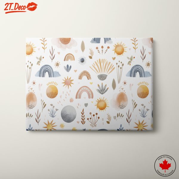 Charming Botanical Pattern for Modern Spaces