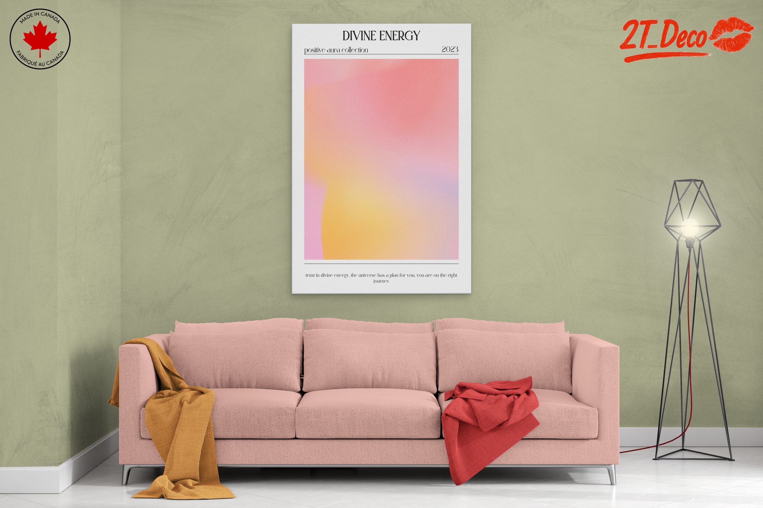 Divine Energy Abstract Aura Art 2 - Image 2