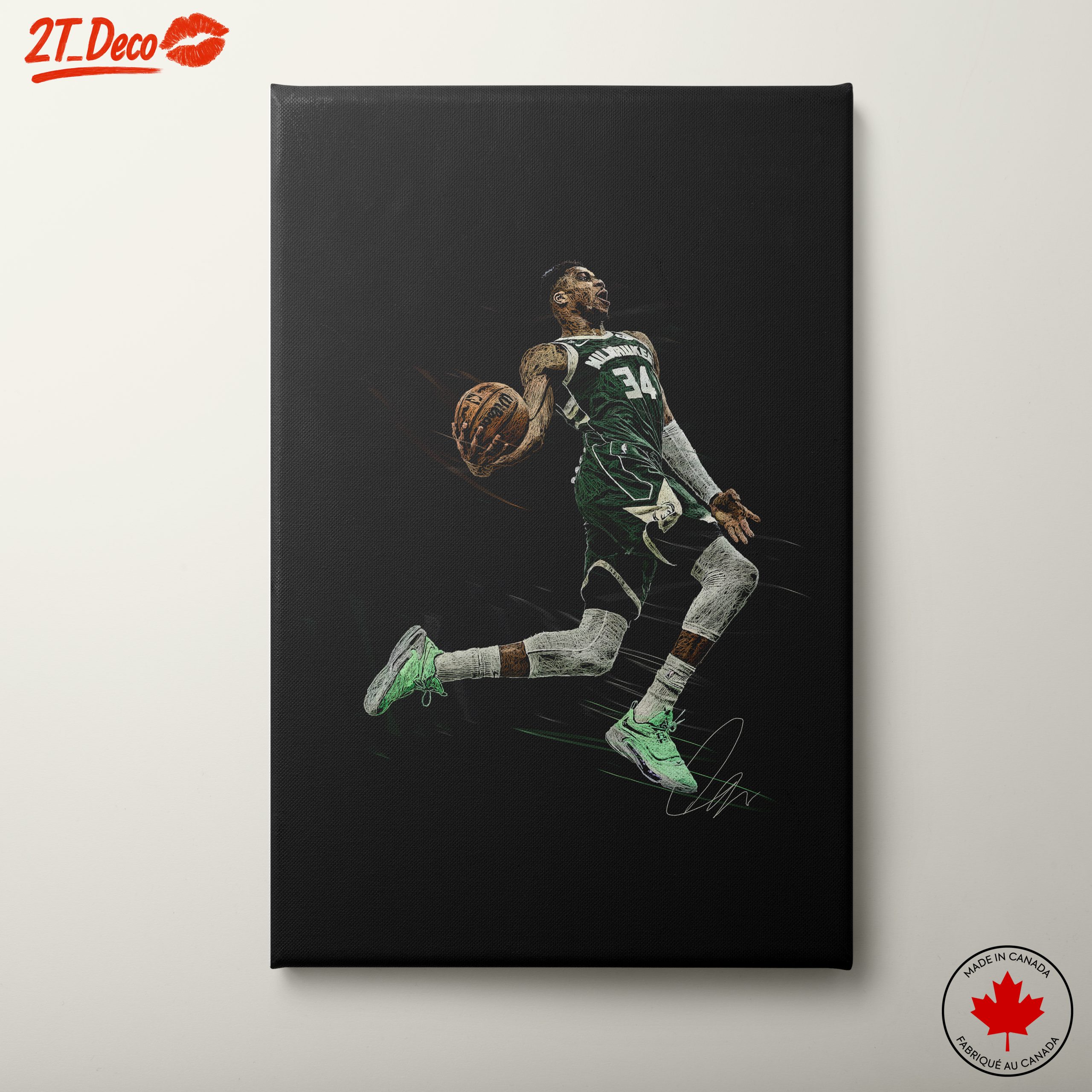 Athletic Sports Action Wall Art