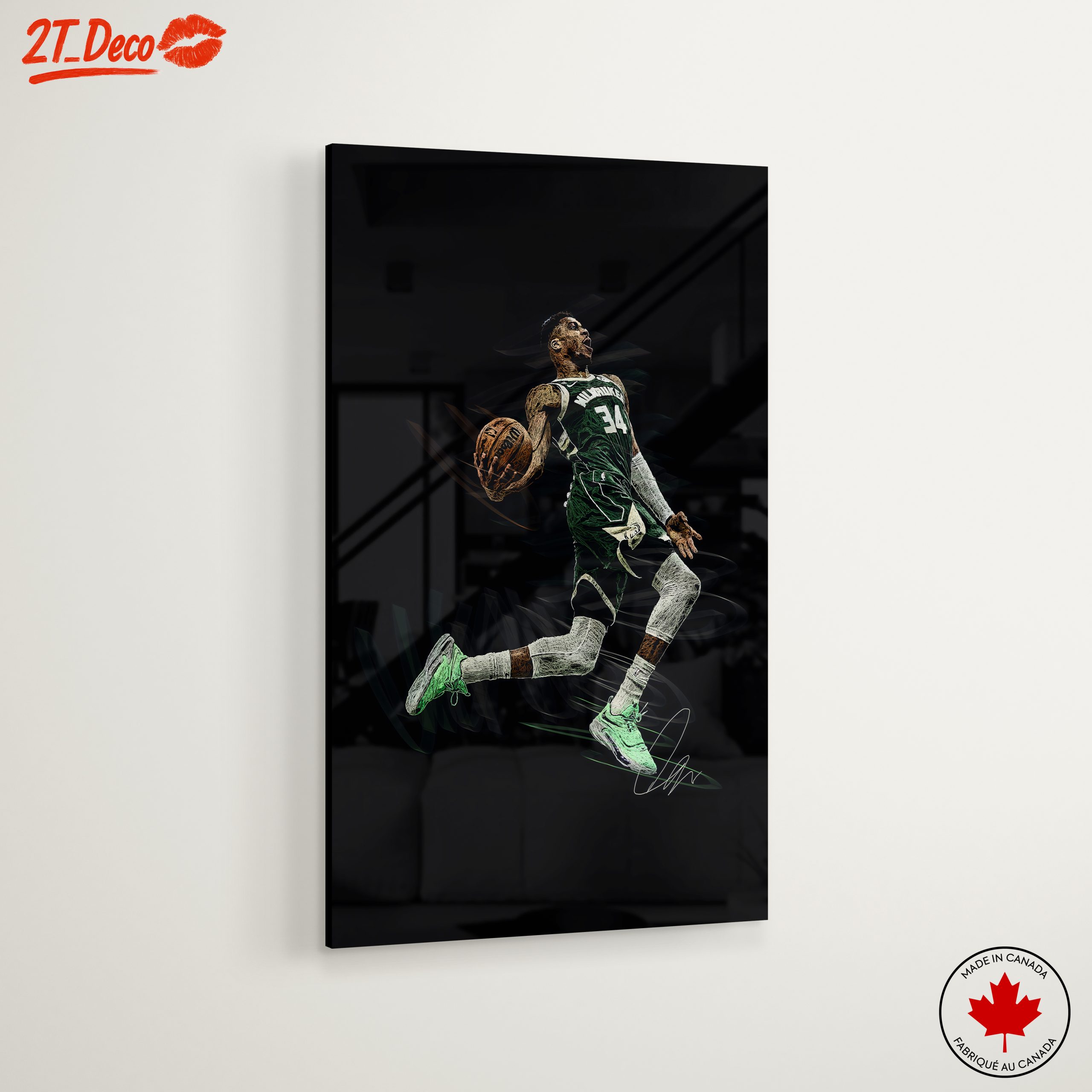 Athletic Sports Action Wall Art - Image 6