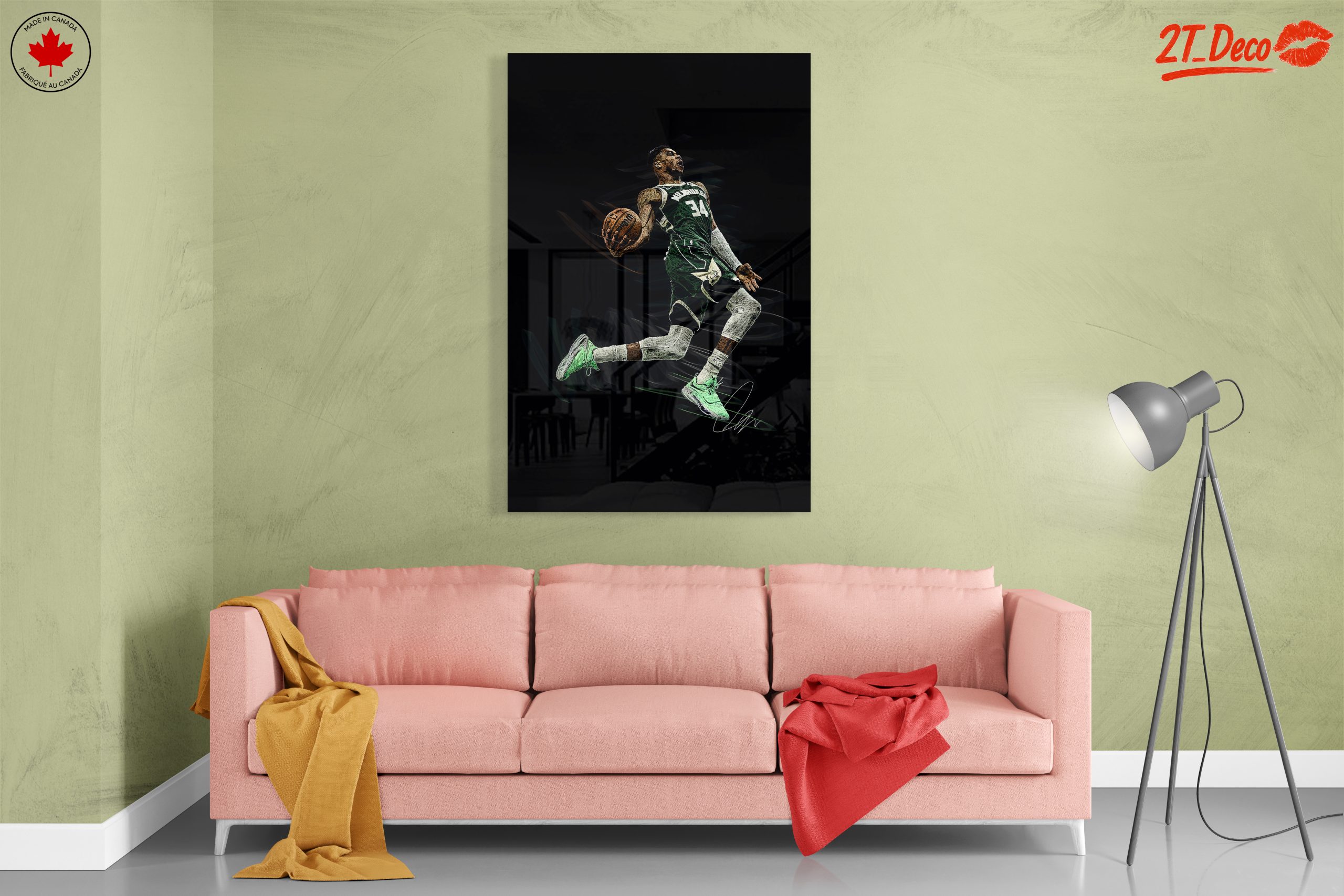 Athletic Sports Action Wall Art - Image 7