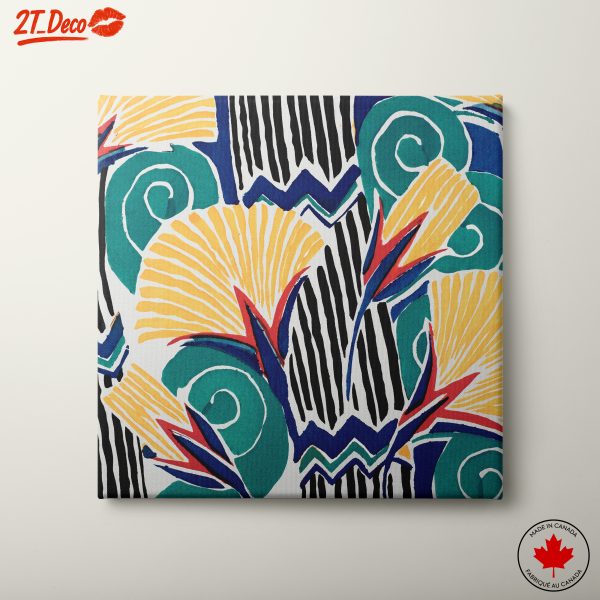Vibrant Colorful Abstract Interior Art