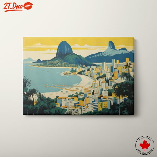 Coastal Adventure Landscape with Mountains