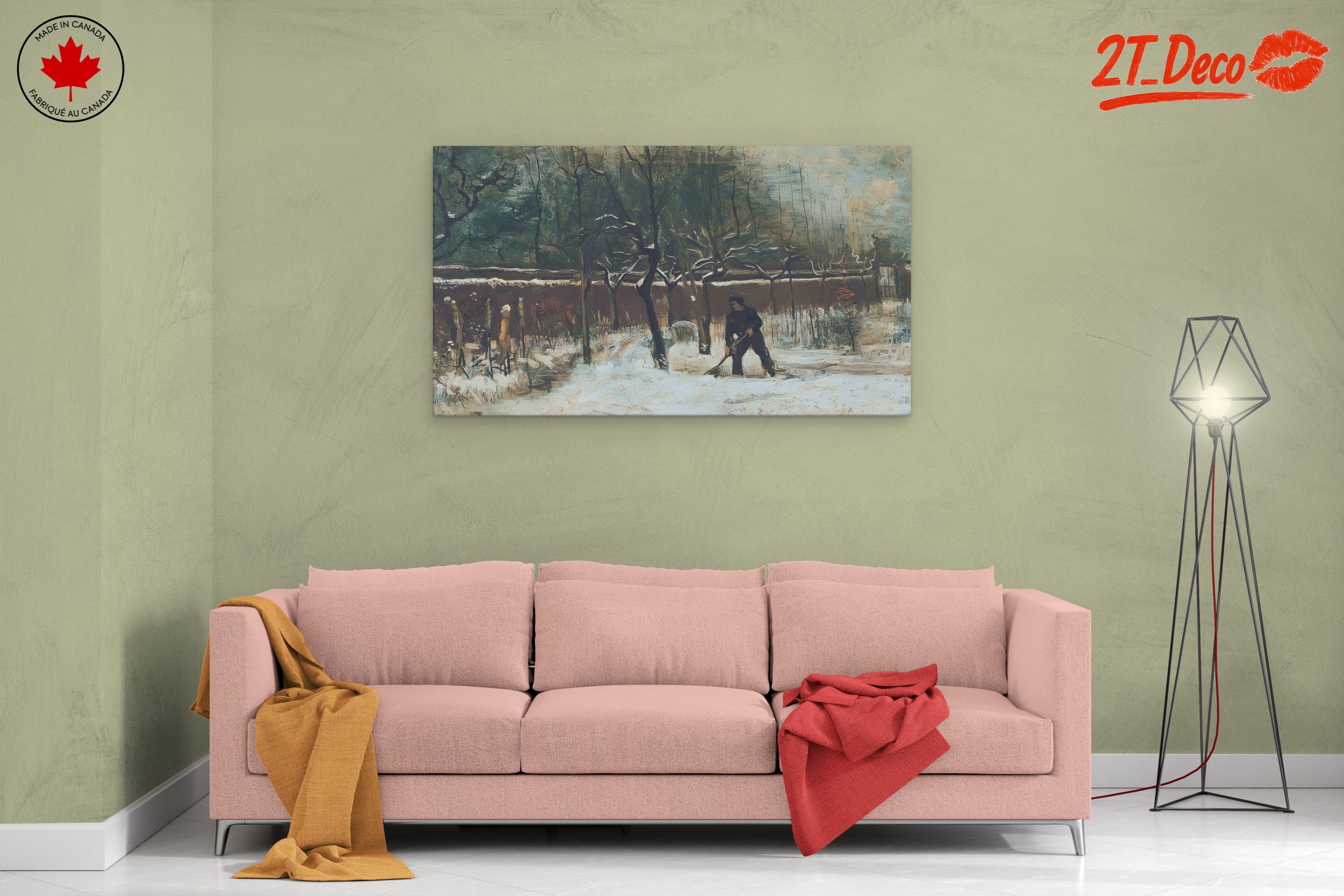 Winter Landscape Featuring Snowy Scenery - Image 2
