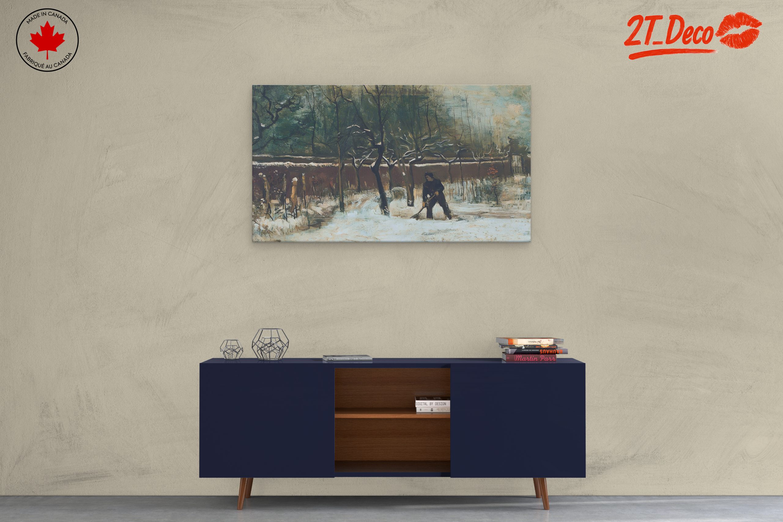 Winter Landscape Featuring Snowy Scenery - Image 3