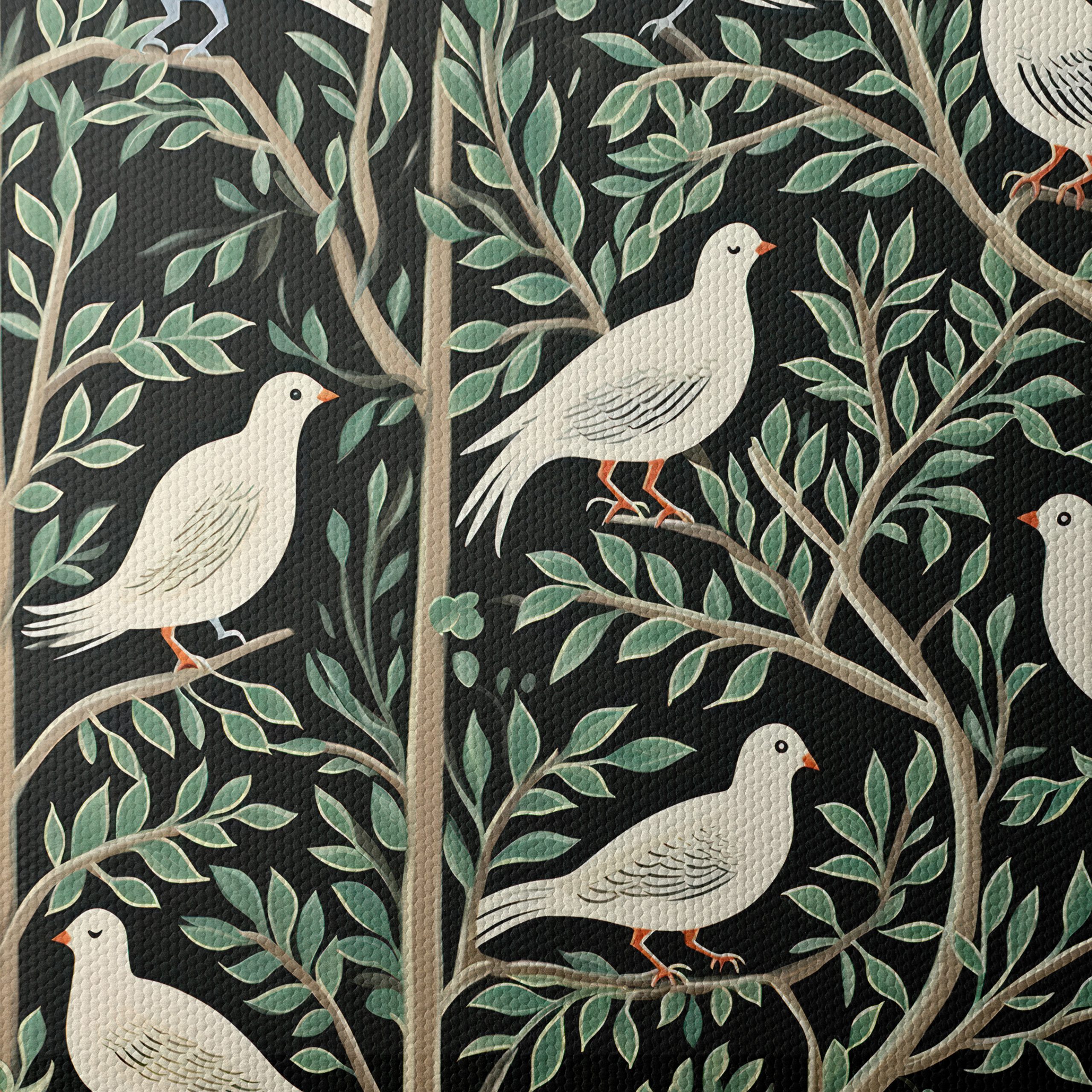 Elegant Birds Among Leaves - Image 4