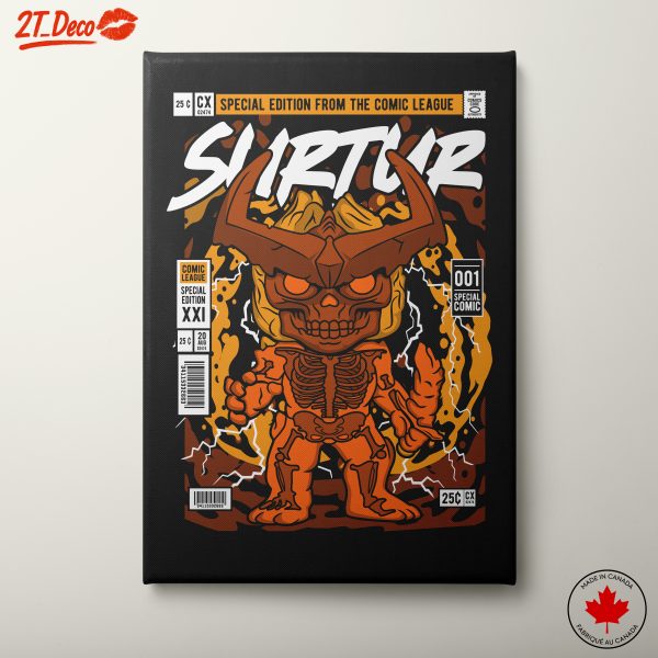 Stylized Comic Character Artwork