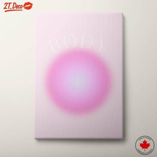 Modern Minimalist Art with Soft Pink Gradient